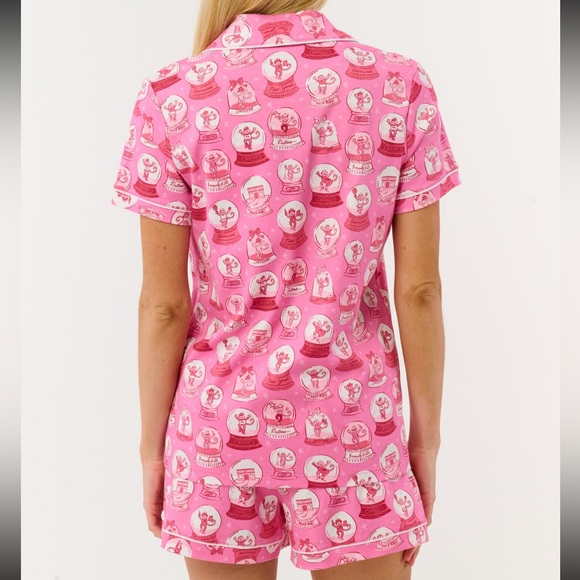 NWT Roller Rabbit City Snowglobes Polo Pajama Set - Picture 3 of 4